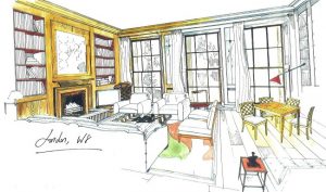 kỹ năng vẽ có quan trọng với nghề thiết kế nội thất không