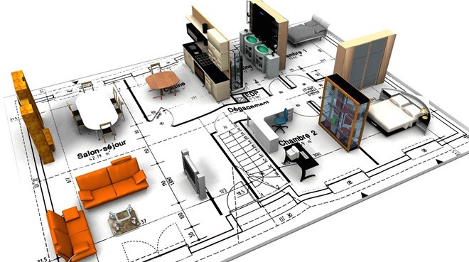 Vẽ kết xuất thiết kế nội thất